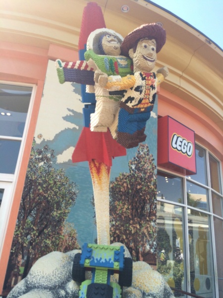 lego store disneyland california