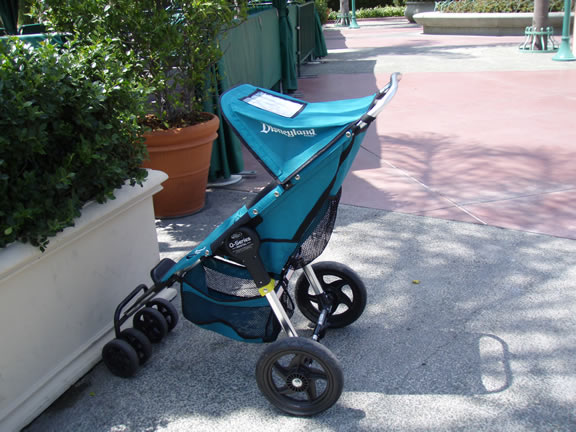 how much is a stroller rental at disneyland