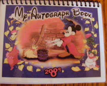 Personalised Disney World Castle Autograph Book 