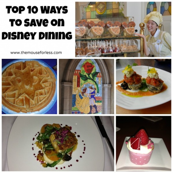 Top Ten Ways for dining savings at Disney World Resort