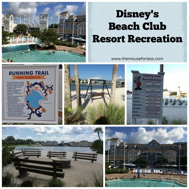Disney Beach Club Recreation Calendar - Briny Virginie