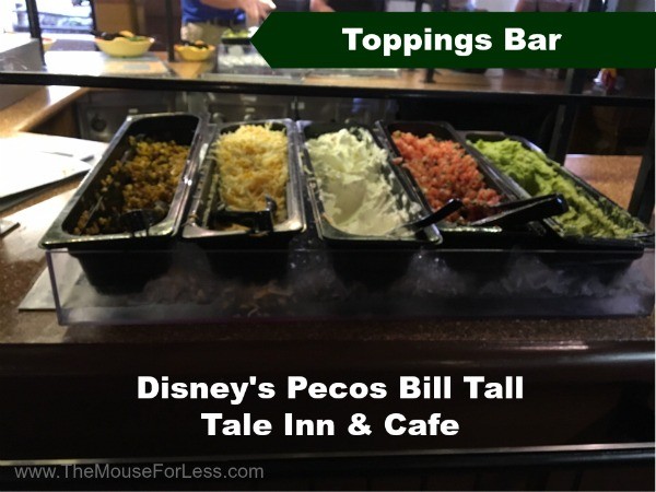 Pecos Bill Tall Tale Inn and Cafe Menu  Magic Kingdom