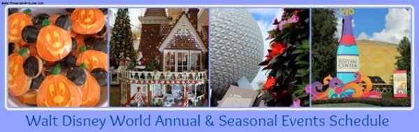Walt Disney World | Annual and Seasonal Events Schedule