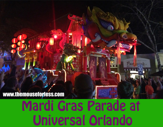 Mardi Gras Celebrations at Universal Orlando Resort