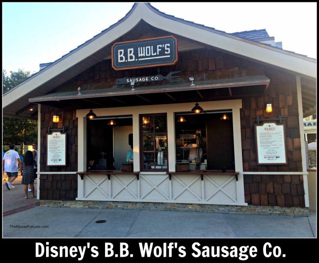 B.B. Wolf's Sausage Co. Menu | Disney Springs At Walt Disney World