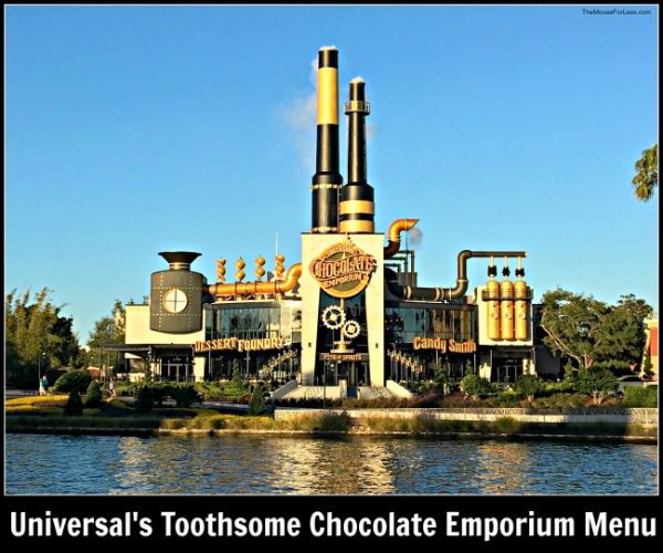 Toothsome Chocolate Emporium Savory Kitchen Feast Menu