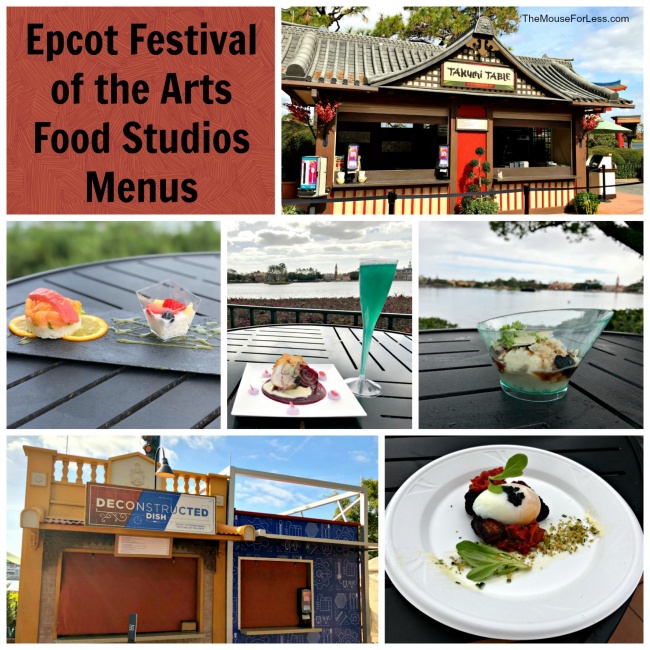 Food Studios Marketplace Booths Menus Epcot Festival of the Arts