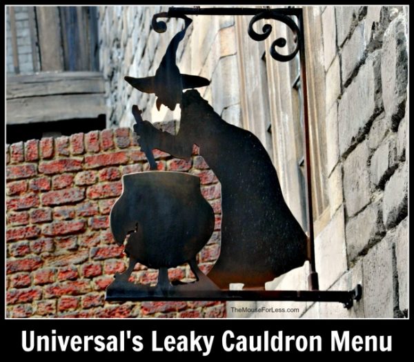 Leaky Cauldron Menu 2024 | Universal Studios Florida