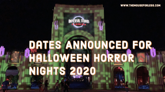 Halloween Horror Nights Dates Announced for 2020