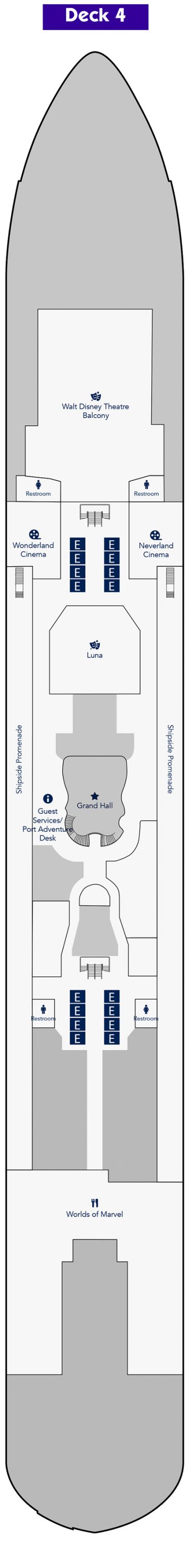 disney cruise ship floor plan