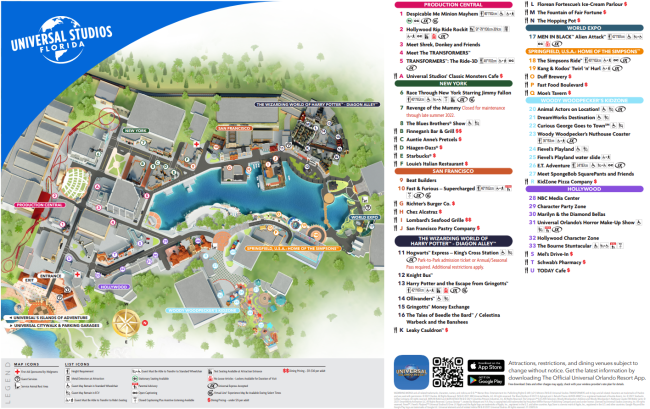 Orlando Theme Parks Map