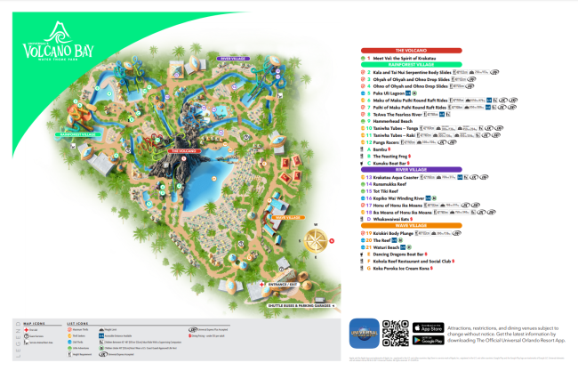 NEW Collectible 2023 Universal Orlando resort 2 Park Guide Map