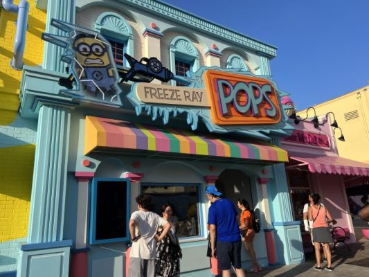 Freeze Ray Pops Menu 2023 | Universal Orlando Resort