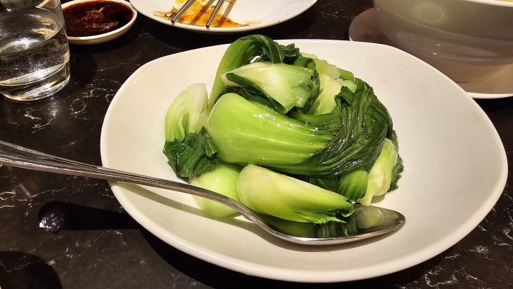 Bok Choy with Scallion-Infused Oil
