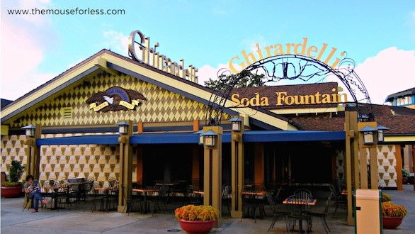 Ghirardelli Soda Shop and Menu at Disney Springs