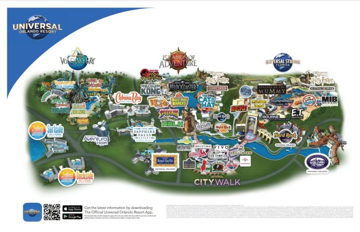 Universal Orlando Property Map