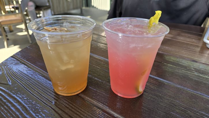 Hungry Bear Barbecue Jamboree Sparkling Strawberry-Pickle Lemonade, Lemonade-Iced Tea