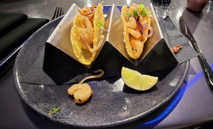 Space 220 shrimp tacos